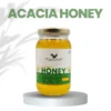 Natural acacia honey texture – pure raw honey from OrganicaJoy